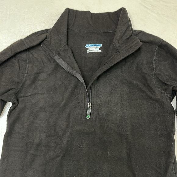 PolarMax (4.0) QUATTRO FLEECE ZipMock top - Black - Picture 3 of 14